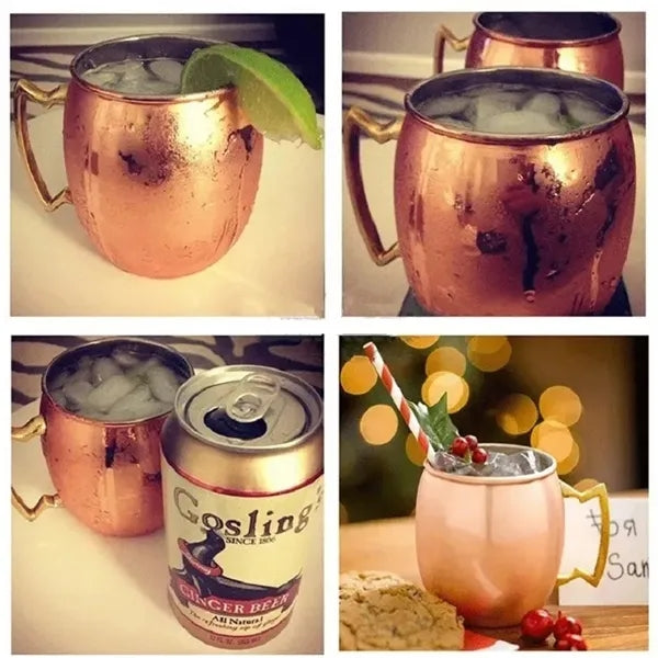 16 Oz Stainless Steel Moscow Mule Mug