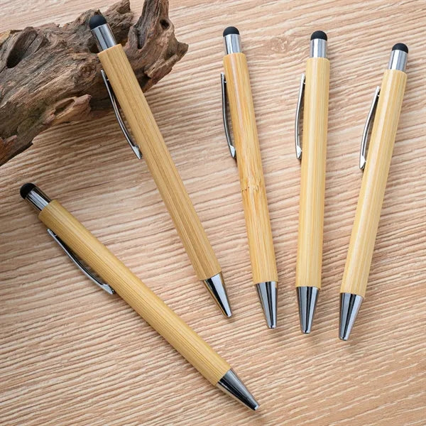 Wood Stylus Ballpoint Pen