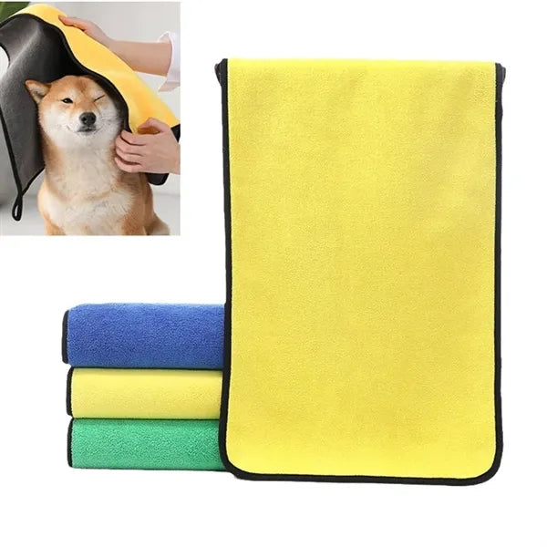 ultra absorption soft Double-side plush car drying towel