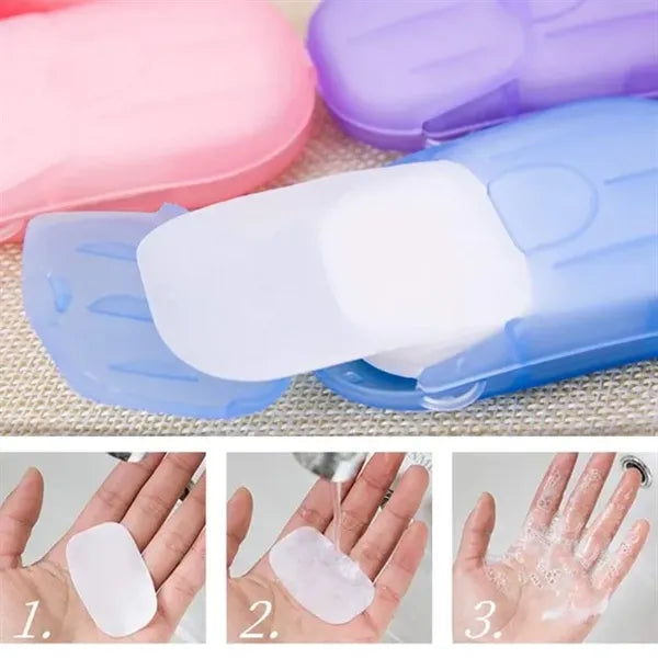 Travel Portable Paper Soap Sheets