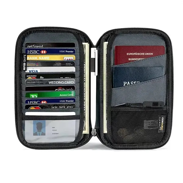 Passport Holder RFID Blocking Waterproof Travel Wallet