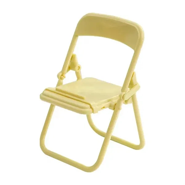 Mini Folding Chair Cell Phone Stand Holder