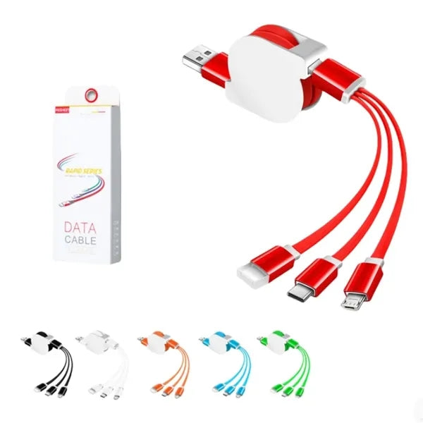 Portable 3-port Charger cable