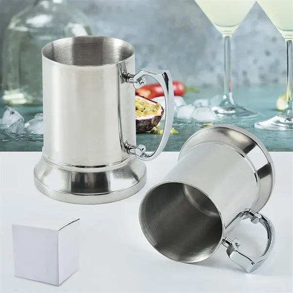 Large Stainless Steel Beer Mug