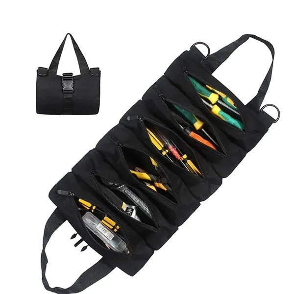Canvas Roll-Up Tool Bag