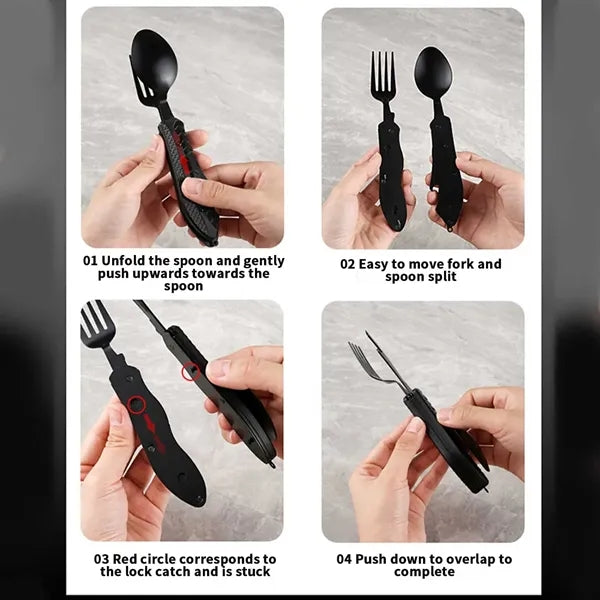 Climbing Portable Combination Tableware