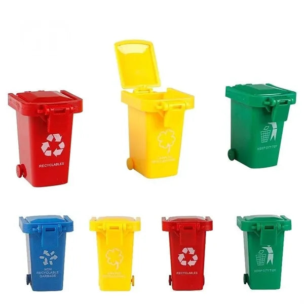 Trash Can Keychain