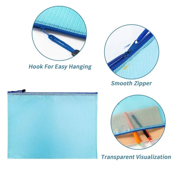 A4 Mesh Zipper Pouch