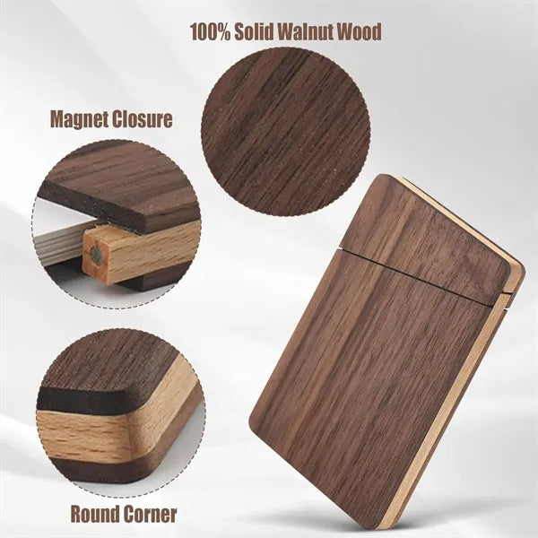 Wooden Business Card Holder