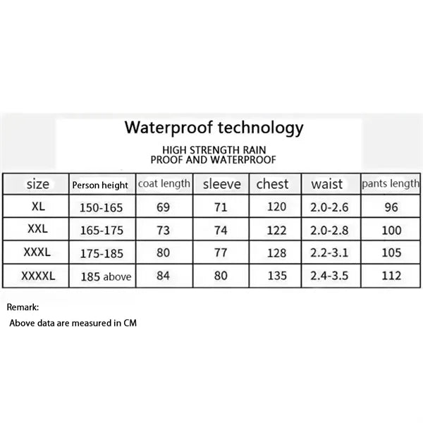 Heavy Duty Waterproof Rain Suit
