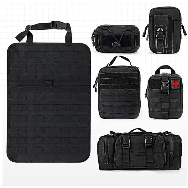 Car Back Seat Organizer 6Pcs Set