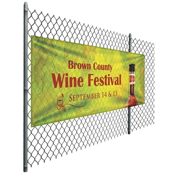 3' x 8' Custom Knitted Polyester Banner