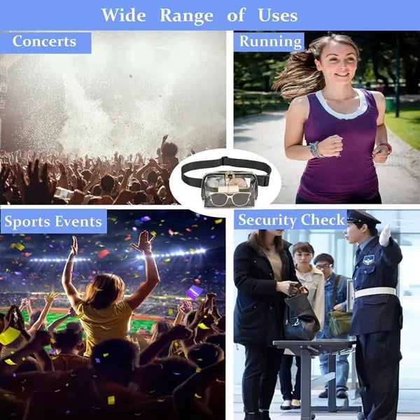 Stadium Approved Waist Pack/Clear Fanny Pack
