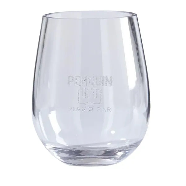 Tritan Stemless Wine Glass 2 Piece Set