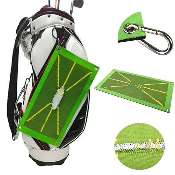 Golf Swing Track Hitting Mat for Indoor and Outdoor