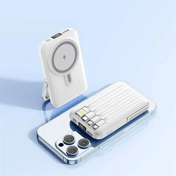 4 in 1 Magnetic Wireless Power Bank with LED Display