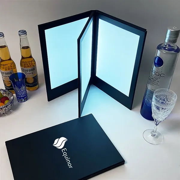 LED Illuminated Menu Holder