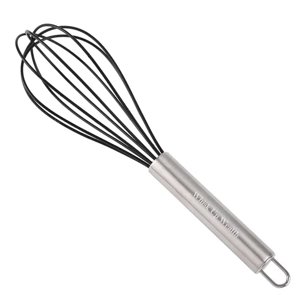 Stainless And Silicone Kitchen Whisk
