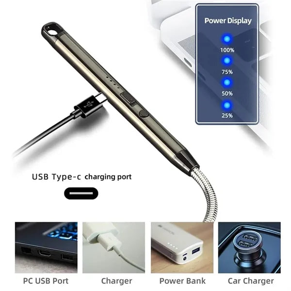 Flexible Neck USB Rechargeable Llighter