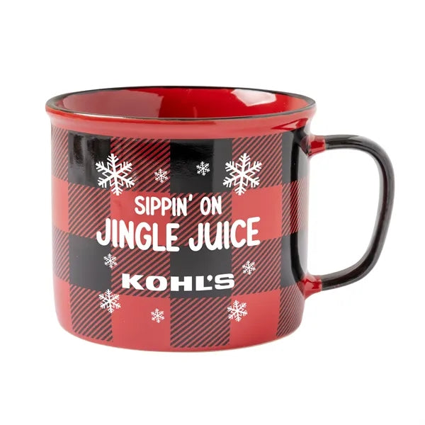 16oz Buffalo Check Mug