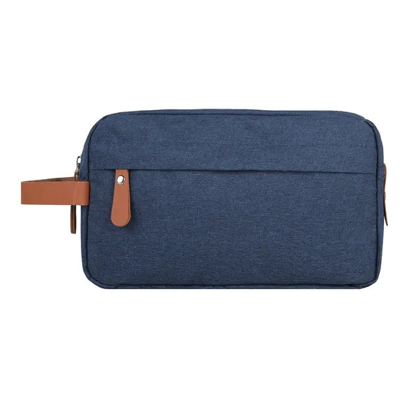 Heathered Travel Toiletry Bag ( 10'' x 4'' x 6'' )