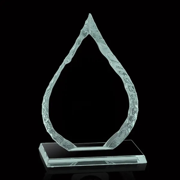 Iceberg Oil Drop Award on Base - Jade