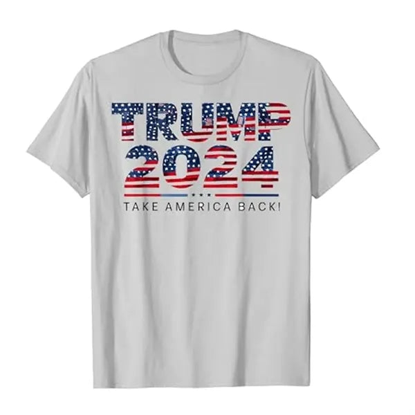 Trump 2024 American Flag T-Shirt