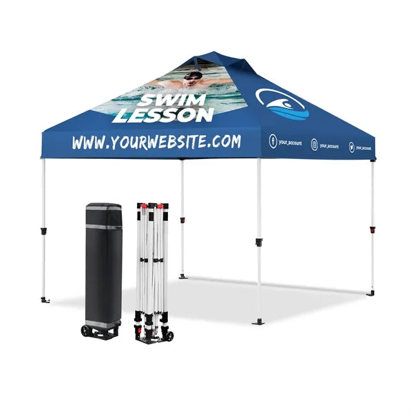 10' X 10' Heavy Duty Pop Up Canopy Tent w/Vented Top