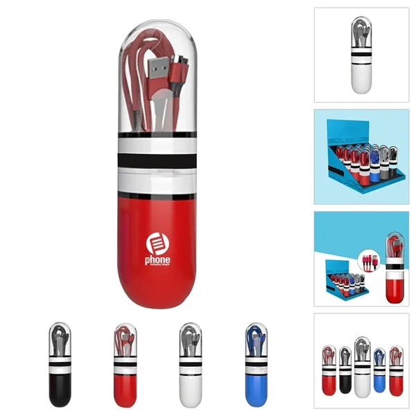Cellphone Tablet USB Multi Charging Cord Adapter