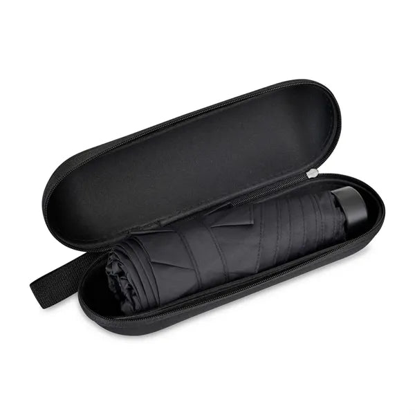 Elements 39" Recycled Manual Mini Folding Umbrella