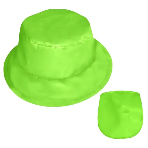 Collapsible Fisherman Hat With Pouch