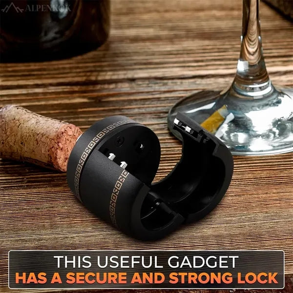 Combination Lock for Wine and Liquor Bottle