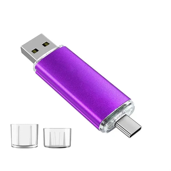 Dual Interface Metal USB C Flash Drive