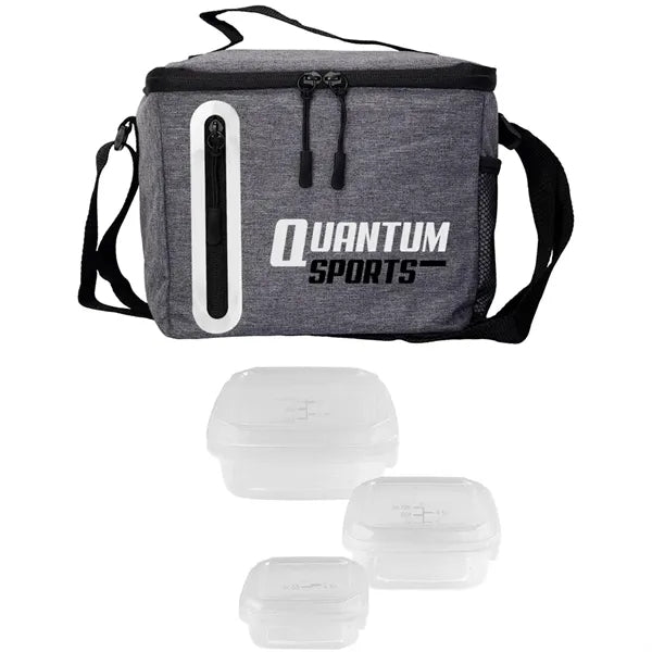 Portion Control Oval Cooler Lunch Set