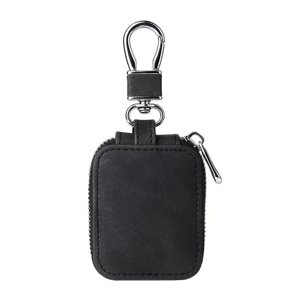 PU Leather Earphone Case With Keychain