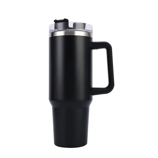 Tumbler with Handle & Straw