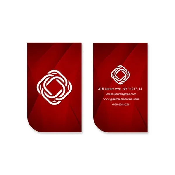 Die-Cut Business Cards - Vertical