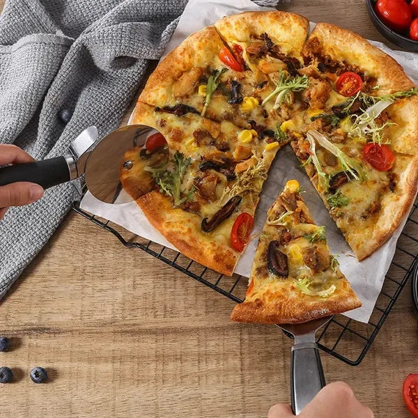 2 Pcs Pizza Cutter Set