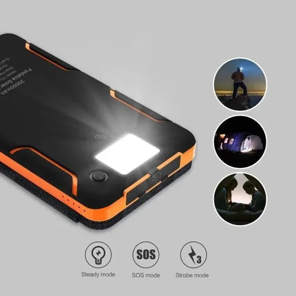 4-Panels Solar Power Bank