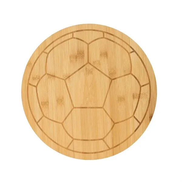 Eco-friendly Bamboo Baseball Ball Shaped Cutting Board