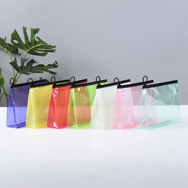 PVC Slider Toiletry Bag For Travel