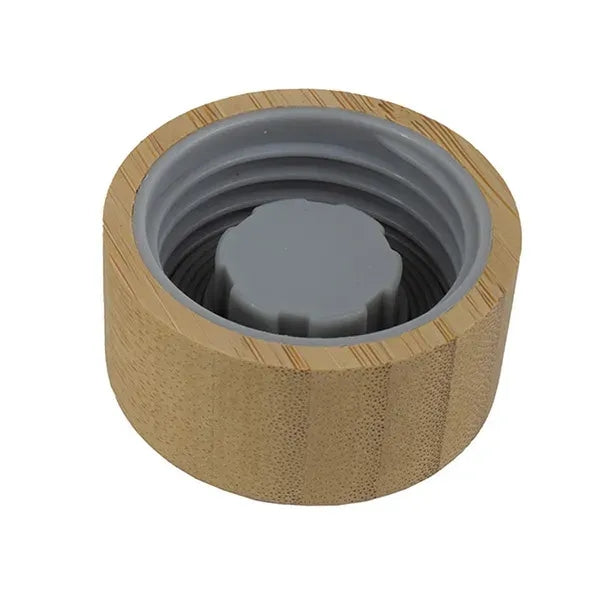 CLEARLY 22 oz. Recycled RPET Bottle With Bamboo Cap