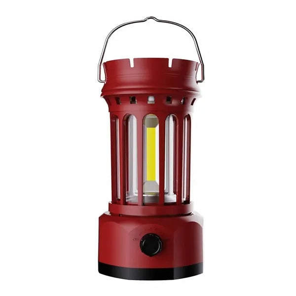 Retro Solar Powered Hanging Camping Horse Light COB Lantern