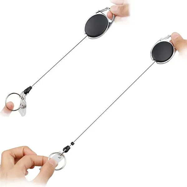 Retractable Keychain Badge HolderRetractable Clip