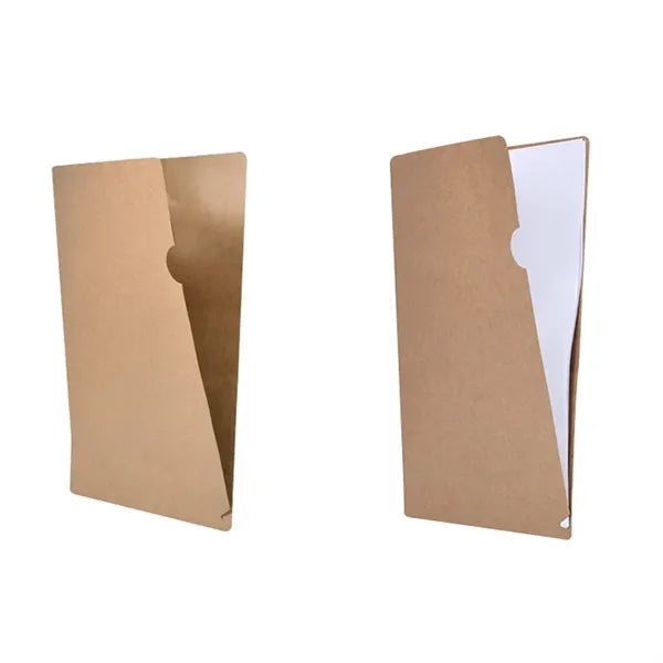 A4 Kraft Paper L-Shaped Folder