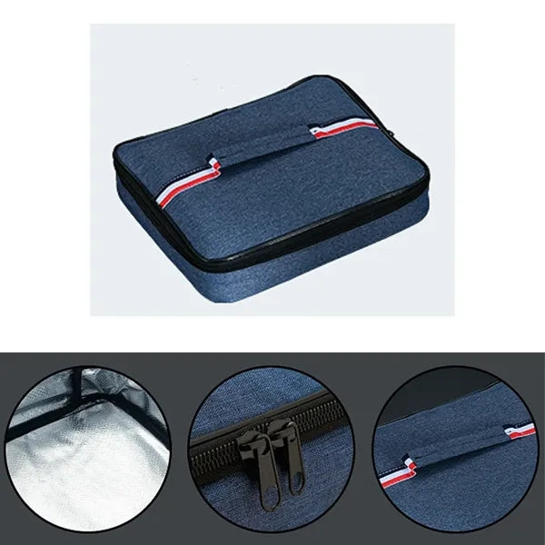 Stainless Steel Bento Box With Utensils And Insulated Bag
