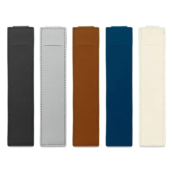 Adjustable Elastic Band Notebook Leather Pen Holder