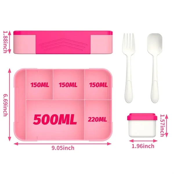 Bento Lunch Box With 5 Compartments