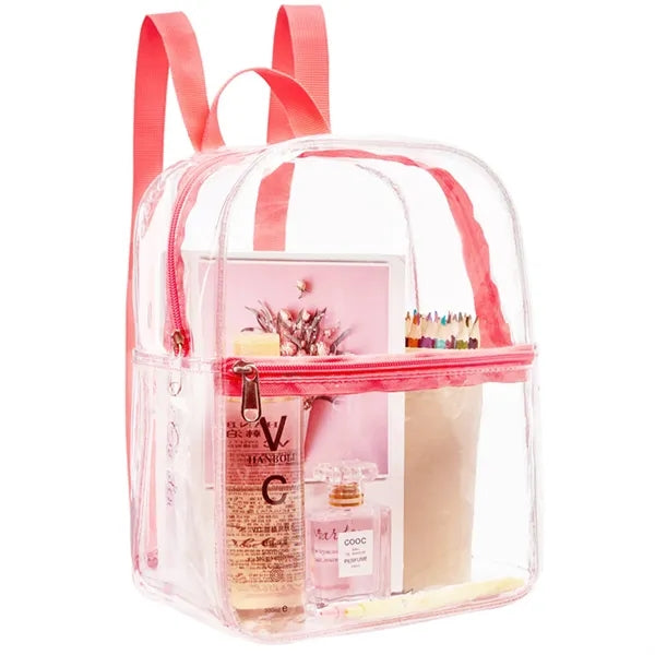PVC Transparent Mini Backpack for Students