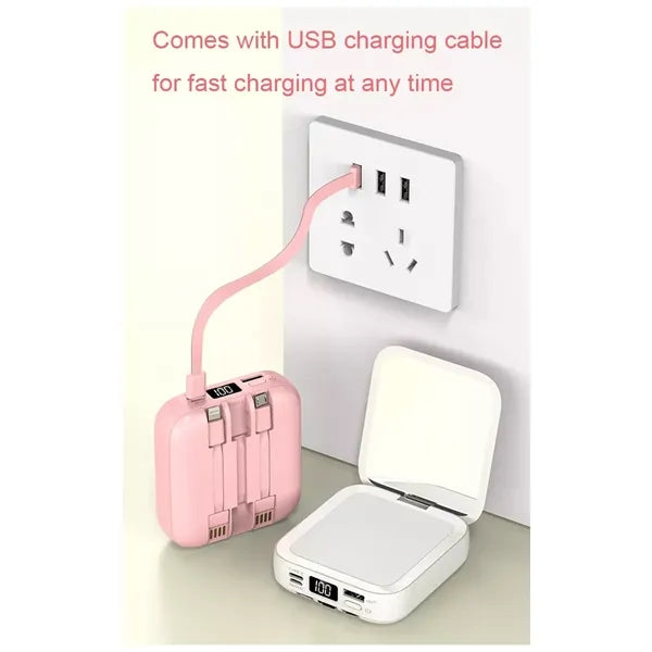 10000mAh Portable Power Bank & Mirror